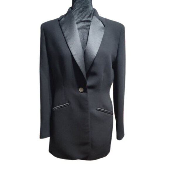 Susan Bristol Jackets & Blazers - Susan Bristol-  Black Tailored Long Sleeve V - Neck Women's Blazer // Size 6